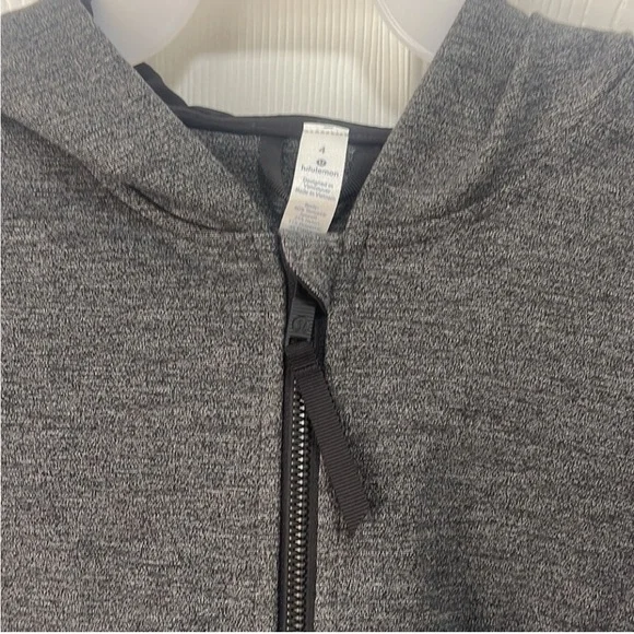 Lululemon City Trek Jacket in Heathered Black Size 4 - Picture 2 of 9